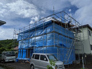 建て方終了