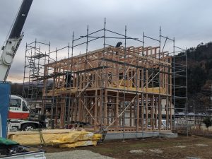 建て方作業