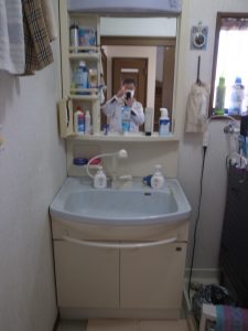 洗面脱衣室・トイレリフォーム工事－１