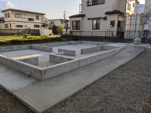 基礎工事完成