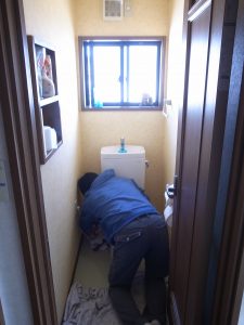 ２階トイレリフォーム工事