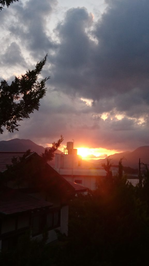 綺麗な夕焼け
