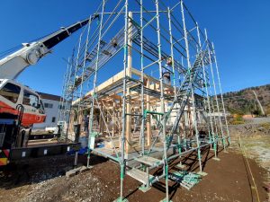 鳴沢村 TS様邸 建て方！