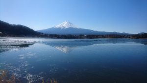 冬の逆さ富士