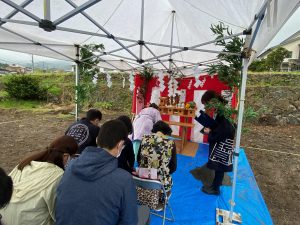 T様邸 地鎮祭 *