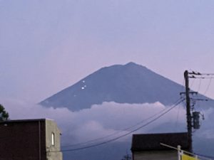 富士山の灯り