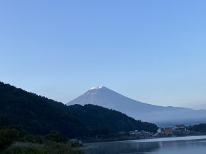 今朝の富士山