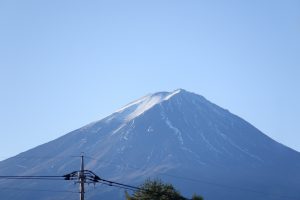 富士山の雪