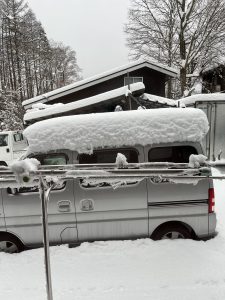 大雪でした。