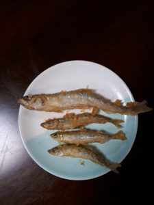 山中湖のワカサギ
