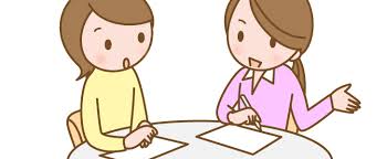 ＜話をしやすい面談位置＞