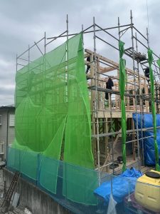 I様邸　建て方