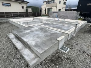 基礎工事終了！
