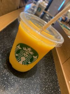 マンゴーパッションティーフラペチーノ