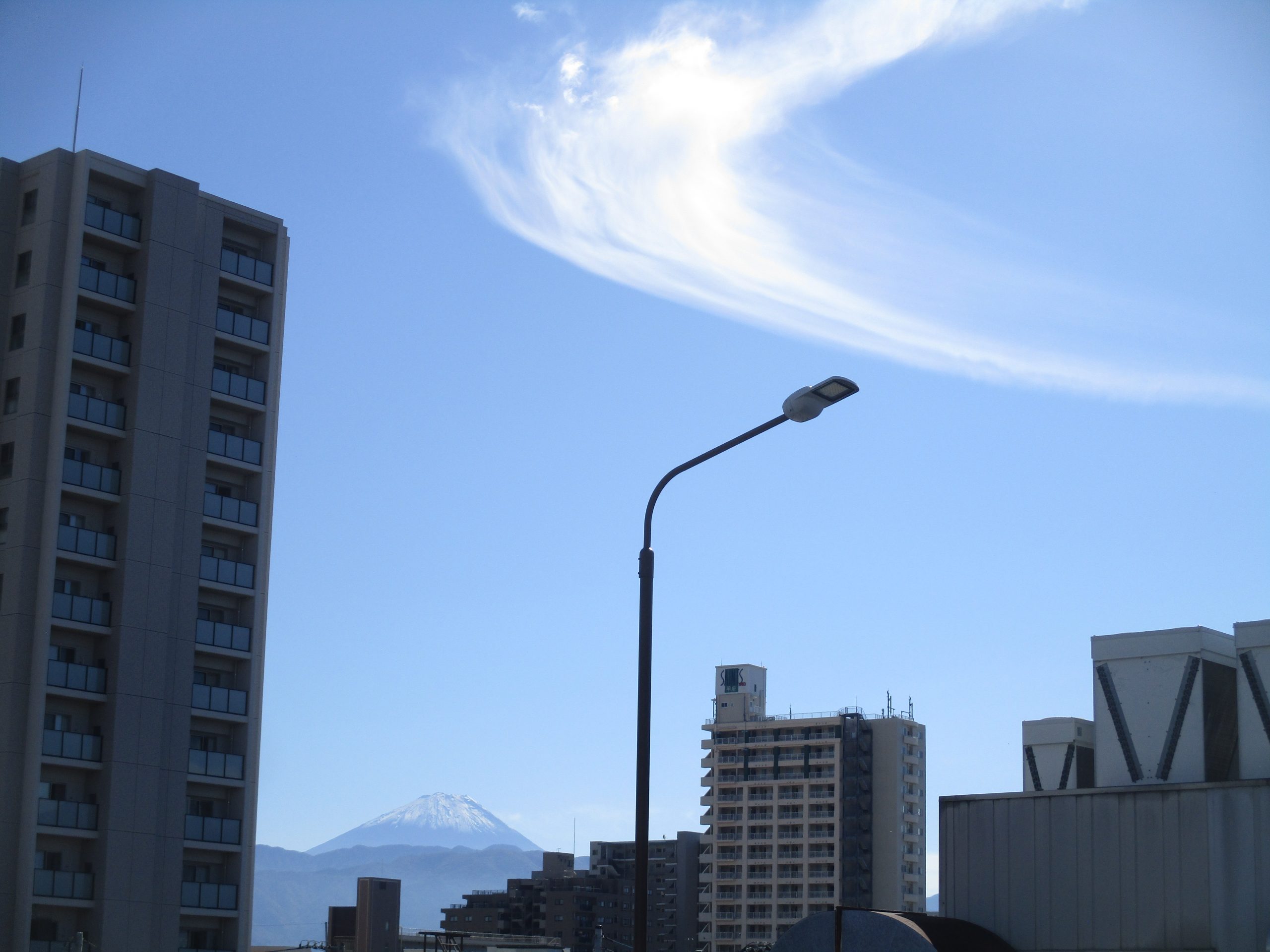 富士山見えた～