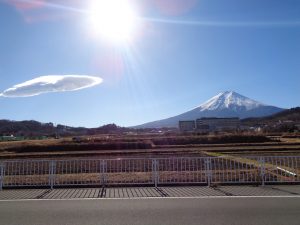 今日の富士山の雲