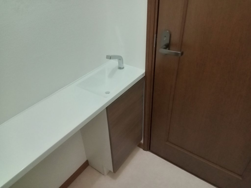 手洗い器取付