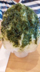 抹茶のかき氷