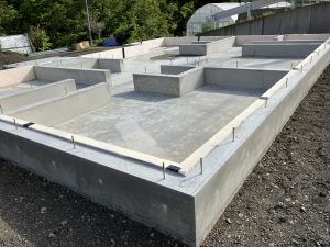 道志村Y様邸基礎工事完了