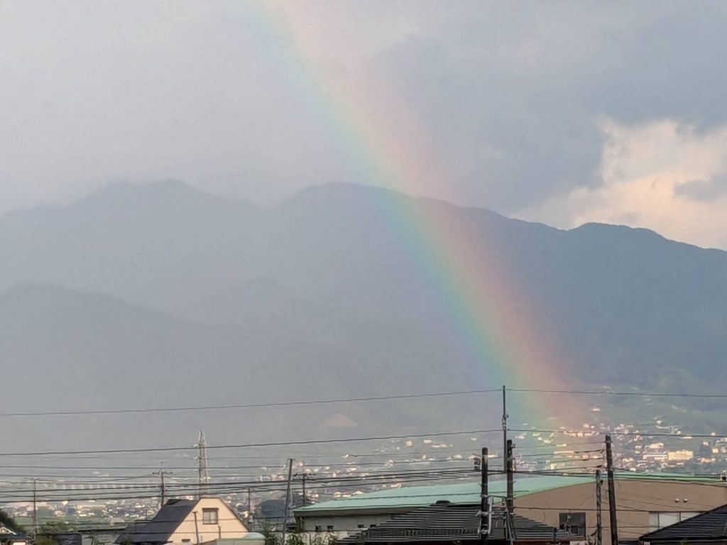 綺麗な虹。。