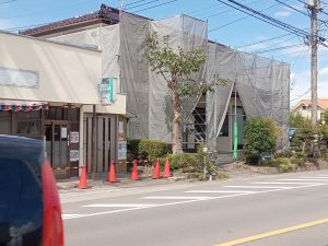 塗装工事開始