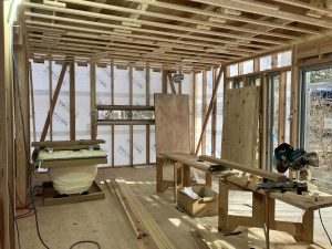 鳴沢村U様邸大工工事