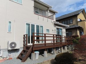 ウッドデッキ改修工事