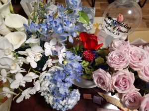 花に囲まれた生活