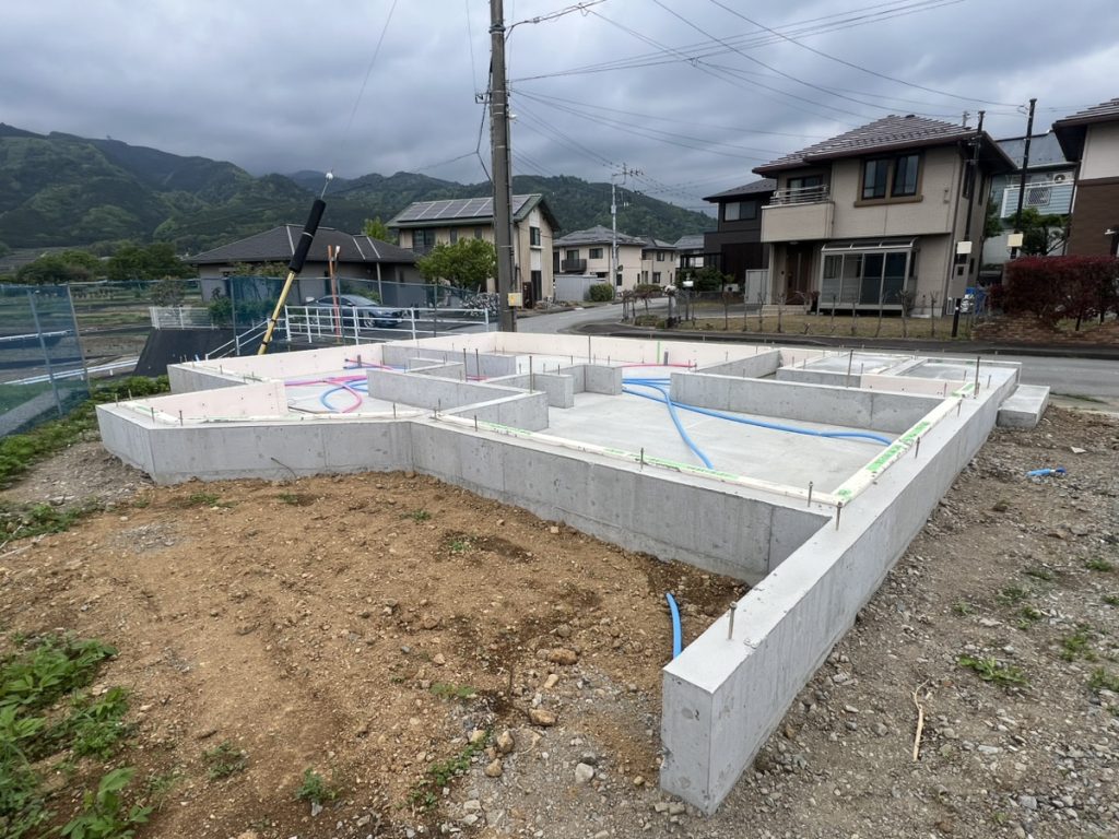 基礎工事完了