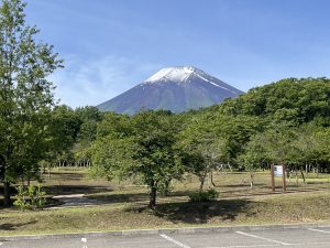 富士山雪化粧