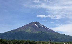今朝の富士山