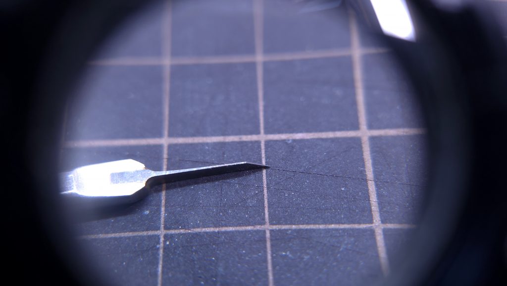 【復活】折れたBMCタガネ0.1mmを自分で研ぎ直す！スジボリ堂「タガネ研磨ホルダー」レビュー