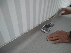 ｸｯｼｮﾝﾌﾛｱ張り
