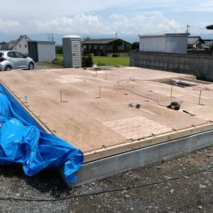 土台伏せ