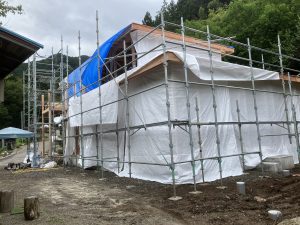 道志村S様邸建方