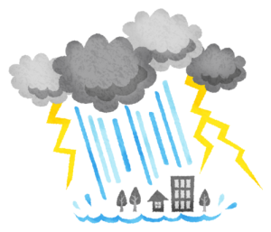 台風接近 ♣