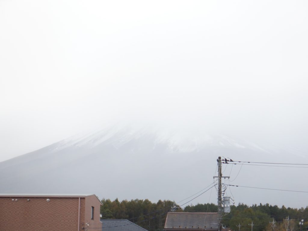 富士山雪化粧